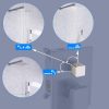 2 10 Inches Rain Shower Head Brushed Nickel Square Pressure Balance Shower Valve and Trim Kit XB6230 BN 1