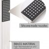 5 KES Shower System Shower Faucets Sets Complete 12 Inch Rain Shower Head 9 1