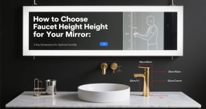 How to Choose Faucet Height for Your Mirror: A Practical Design Guide How to Choose Faucet Height for Your Mirror: A Practical Design Guide