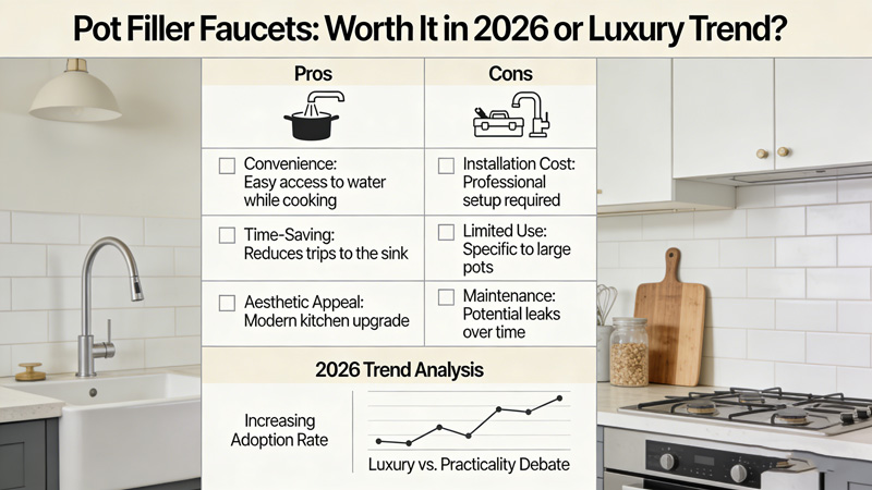 Are Pot Filler Faucets Worth It in 2026 or Just a Luxury Trend 3 pot filler