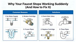 Why Your Faucet Stops Working Suddenly (And How to Fix It)