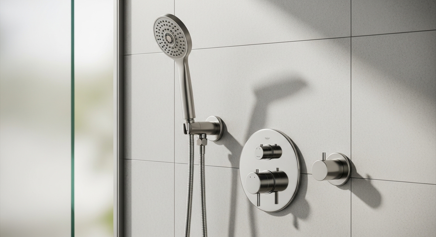 handheld shower head kit with valve